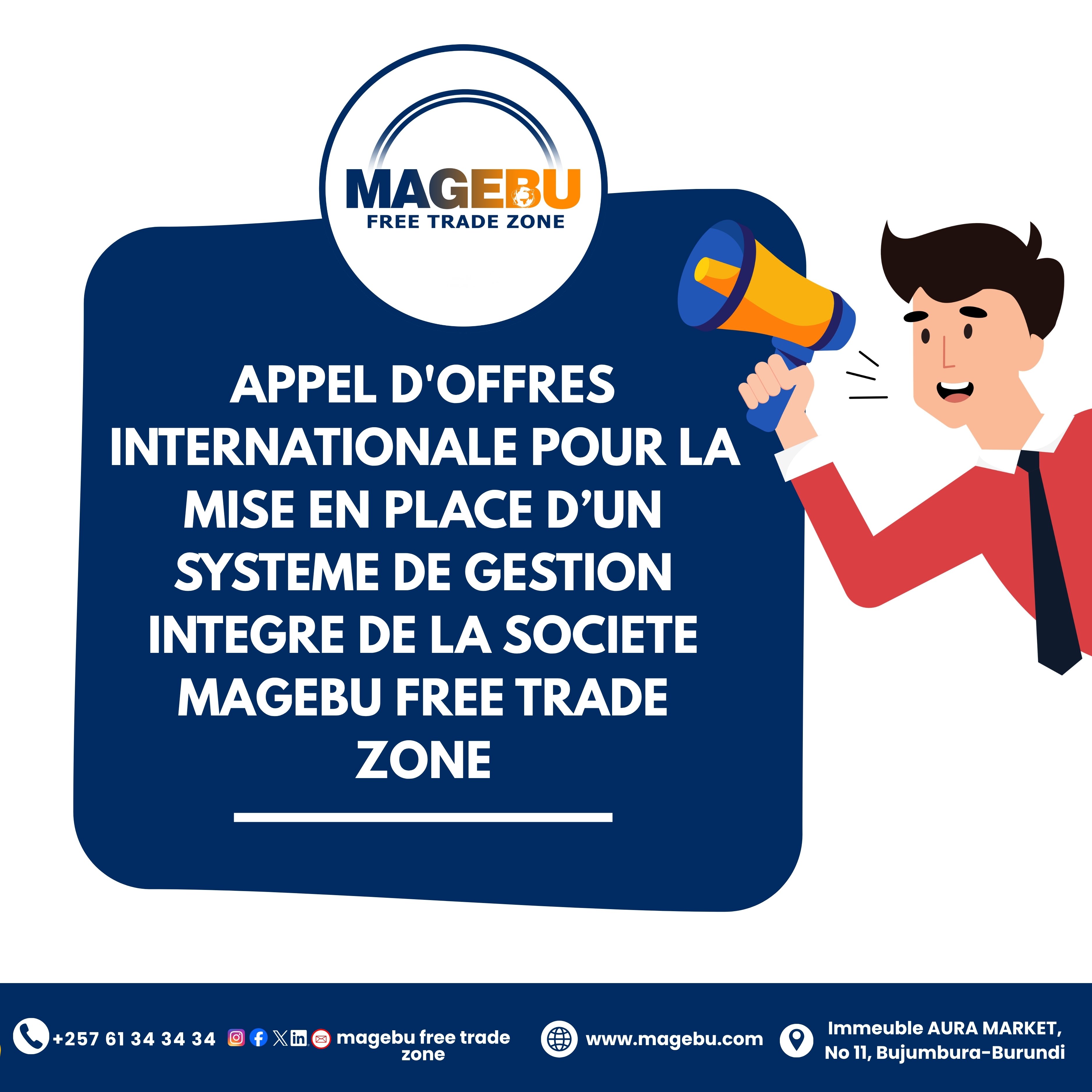 International Tender – MAGEBU Free Trade Zone