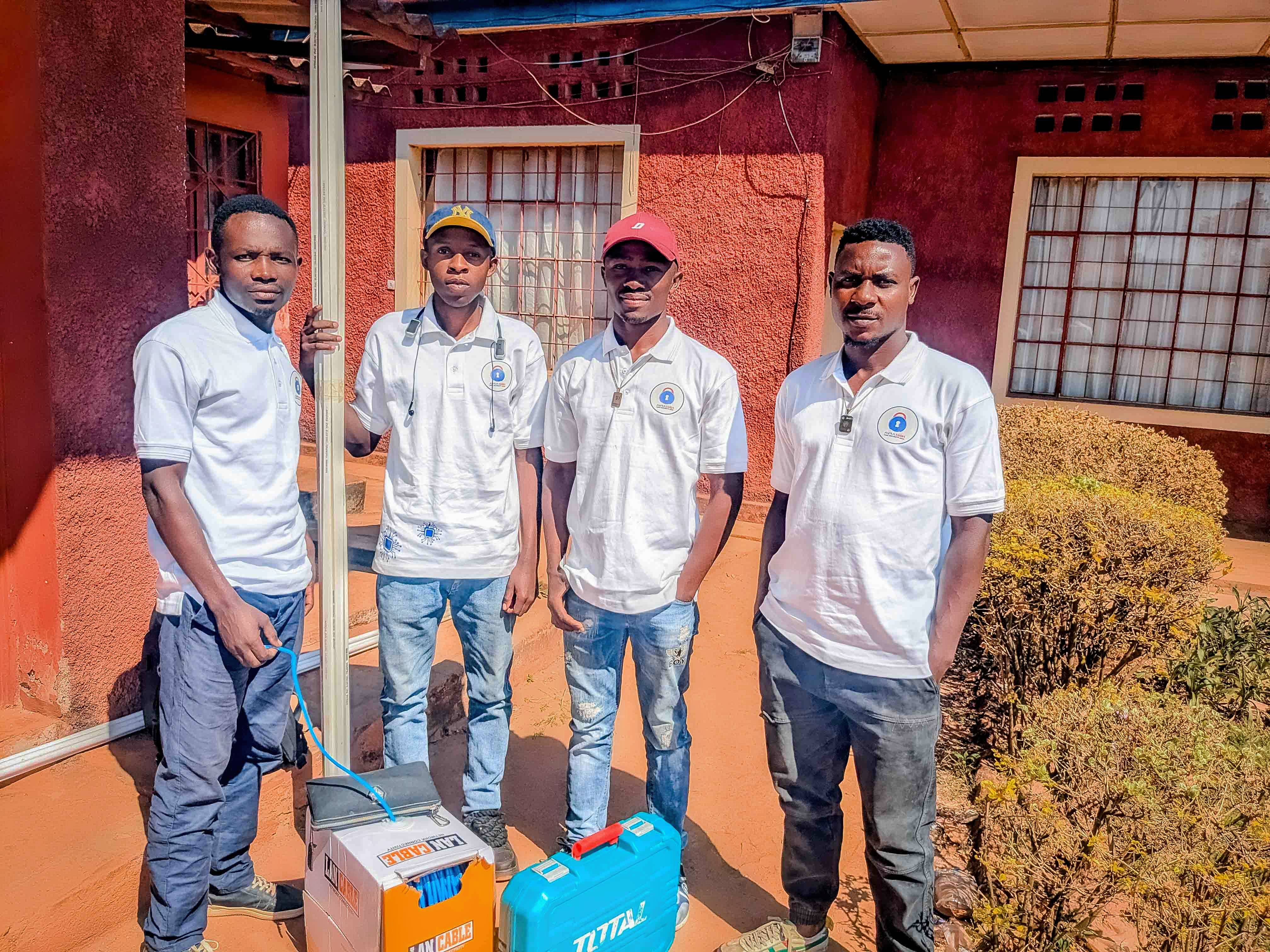 Interconnect the Network of the Diocese of Gitega with Its 10 Parishes Through Aura High Security